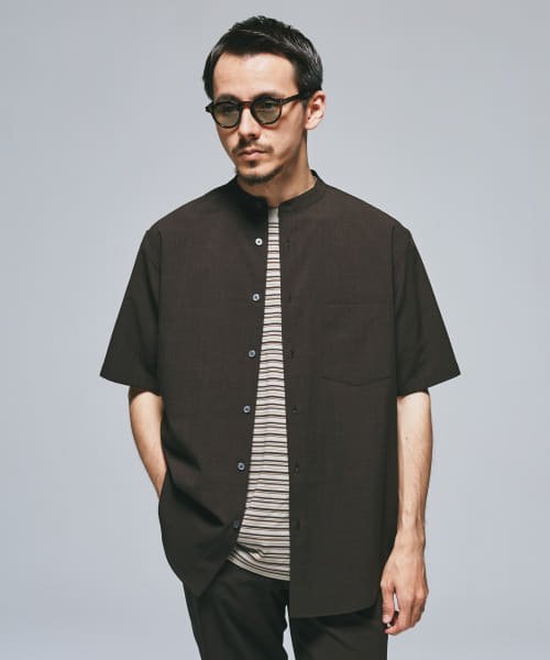 『永山瑛太さん着用』『一部WEB限定』『UR TECH DRYLUXE』バンドカラーシャツ 人気・おすすめ｜安定人気・収納便利におすすめ 丁寧対応 配送追跡可 国内発送・保証制度対応