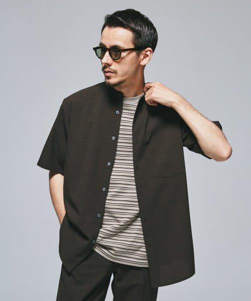 『永山瑛太さん着用』『一部WEB限定』『UR TECH DRYLUXE』バンドカラーシャツ 人気・おすすめ｜安定人気・収納便利におすすめ 丁寧対応 配送追跡可 国内発送・保証制度対応