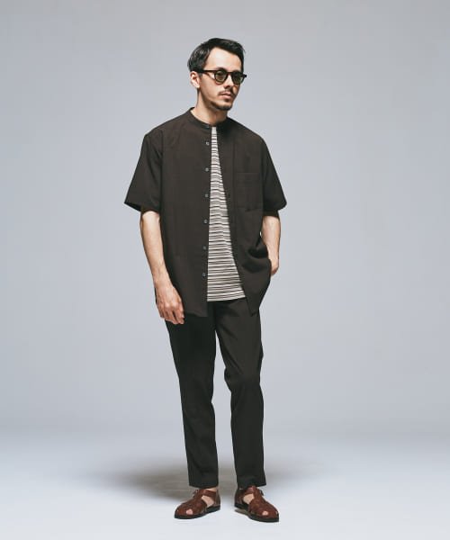 『永山瑛太さん着用』『一部WEB限定』『UR TECH DRYLUXE』バンドカラーシャツ 人気・おすすめ｜安定人気・収納便利におすすめ 丁寧対応 配送追跡可 国内発送・保証制度対応