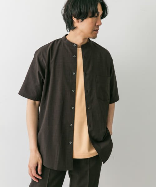 『永山瑛太さん着用』『一部WEB限定』『UR TECH DRYLUXE』バンドカラーシャツ 人気・おすすめ｜安定人気・収納便利におすすめ 丁寧対応 配送追跡可 国内発送・保証制度対応