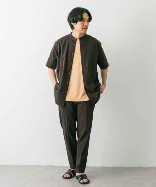 『永山瑛太さん着用』『一部WEB限定』『UR TECH DRYLUXE』バンドカラーシャツ 人気・おすすめ｜安定人気・収納便利におすすめ 丁寧対応 配送追跡可 国内発送・保証制度対応