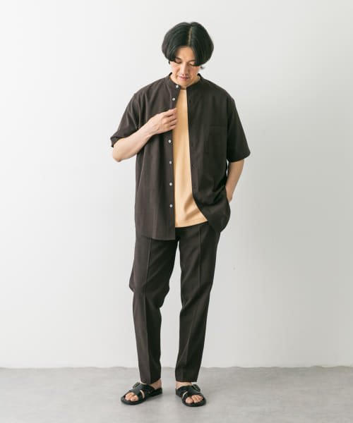 『永山瑛太さん着用』『一部WEB限定』『UR TECH DRYLUXE』バンドカラーシャツ 人気・おすすめ｜安定人気・収納便利におすすめ 丁寧対応 配送追跡可 国内発送・保証制度対応