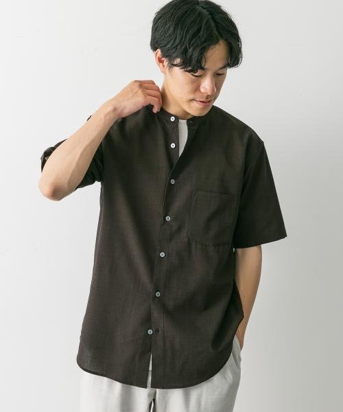 『永山瑛太さん着用』『一部WEB限定』『UR TECH DRYLUXE』バンドカラーシャツ 人気・おすすめ｜安定人気・収納便利におすすめ 丁寧対応 配送追跡可 国内発送・保証制度対応
