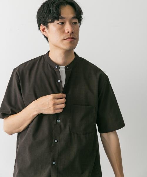 『永山瑛太さん着用』『一部WEB限定』『UR TECH DRYLUXE』バンドカラーシャツ 人気・おすすめ｜安定人気・収納便利におすすめ 丁寧対応 配送追跡可 国内発送・保証制度対応