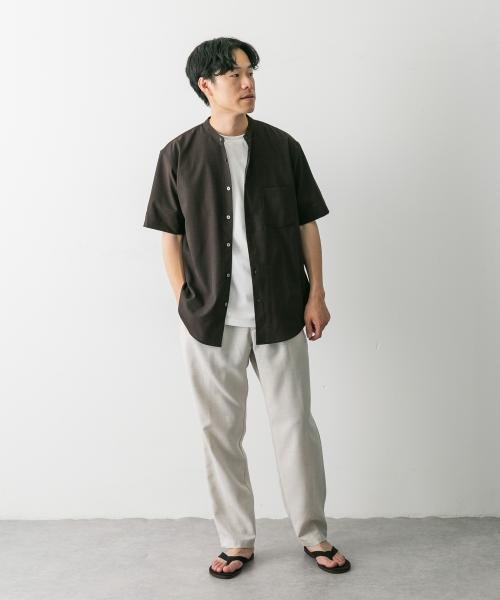 『永山瑛太さん着用』『一部WEB限定』『UR TECH DRYLUXE』バンドカラーシャツ 人気・おすすめ｜安定人気・収納便利におすすめ 丁寧対応 配送追跡可 国内発送・保証制度対応