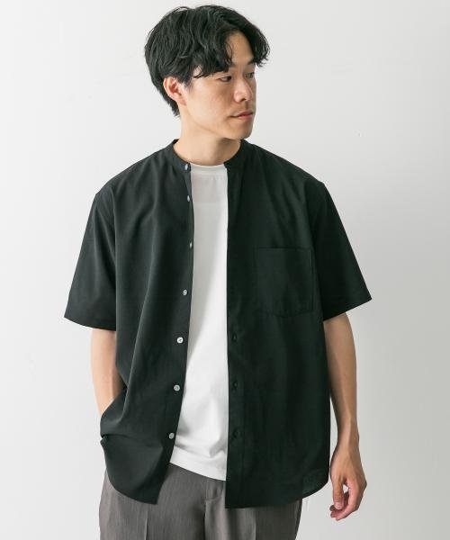 『永山瑛太さん着用』『一部WEB限定』『UR TECH DRYLUXE』バンドカラーシャツ 人気・おすすめ｜安定人気・収納便利におすすめ 丁寧対応 配送追跡可 国内発送・保証制度対応