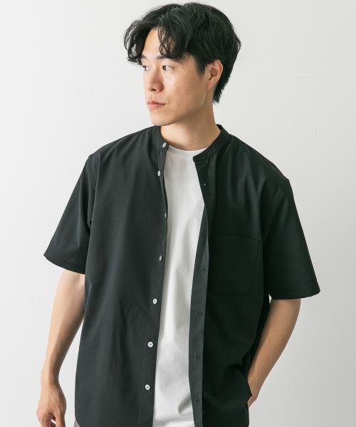 『永山瑛太さん着用』『一部WEB限定』『UR TECH DRYLUXE』バンドカラーシャツ 人気・おすすめ｜安定人気・収納便利におすすめ 丁寧対応 配送追跡可 国内発送・保証制度対応
