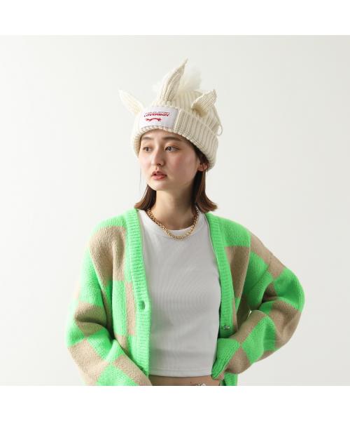 CHARLES JEFFREY LOVERBOY ニット帽 ピン付き CHARLES JEFFREY LOVERBOY ニット帽 CHUNKY UNICORN BEANIE JEFFREY