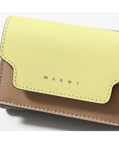 MARNI(マルニ)/MARNI 三つ折り財布 PFMOW02U23 LV520 サフィアーノレザー/img09