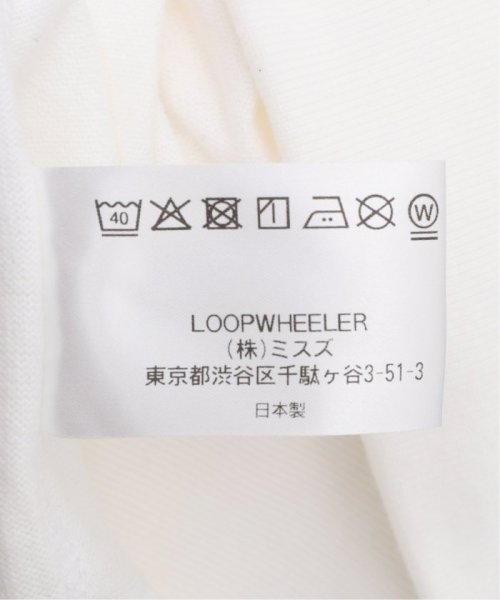 EDIFICE(エディフィス)/LOOPWHEELER for LOWERCASE ツリテンジク スウェット型 ワイドTシャツ/img43