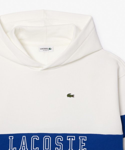 LACOSTE KIDS(ラコステ　キッズ)/オーガニックコットン パネルボーダーグラフィックスウェットフーディー/img05