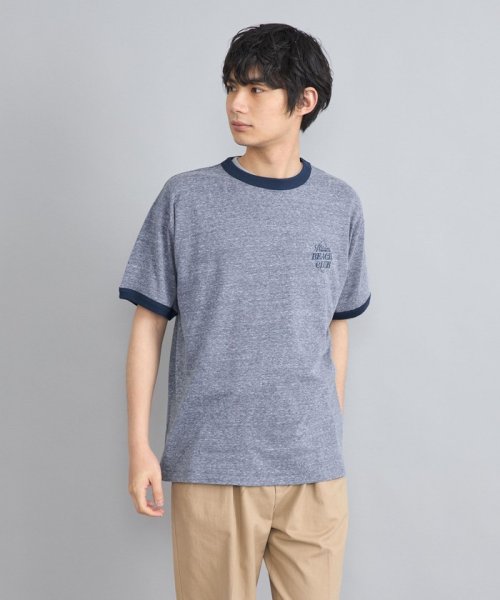 coen(coen)/リンガーロゴプリントTシャツ/img01
