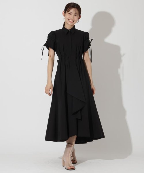 ドロストスリーブラッフルワンピース 