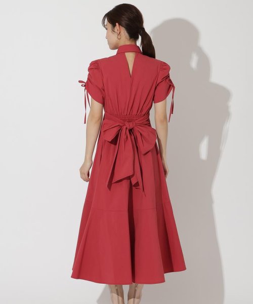 ドロストスリーブラッフルワンピース 