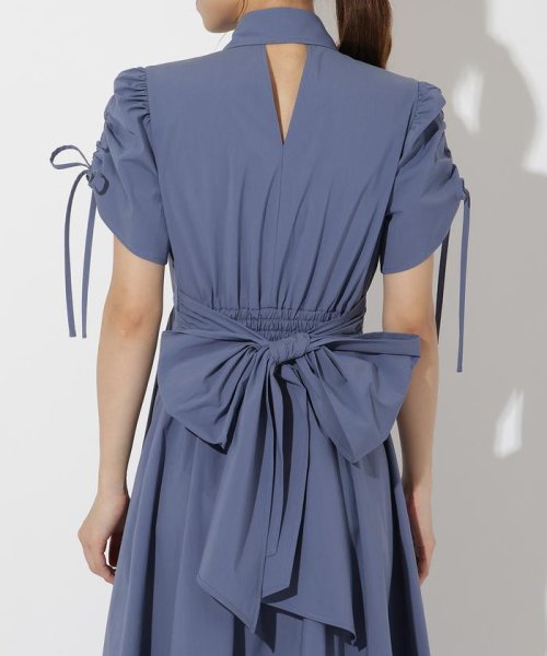 ドロストスリーブラッフルワンピース 