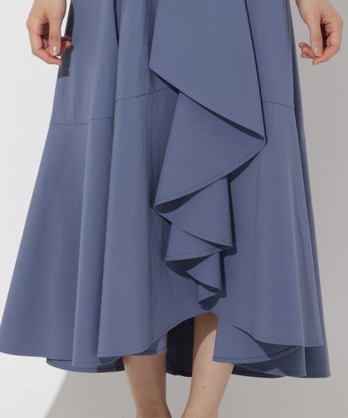 ドロストスリーブラッフルワンピース 