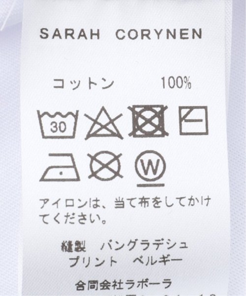 EDIFICE(エディフィス)/SARAH CORYNEN (サラ コリネン) Flower T－Shirt FLOWER/img12