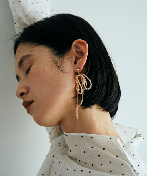 marjour(マージュール)/MAT  BEADS EARRING/img04