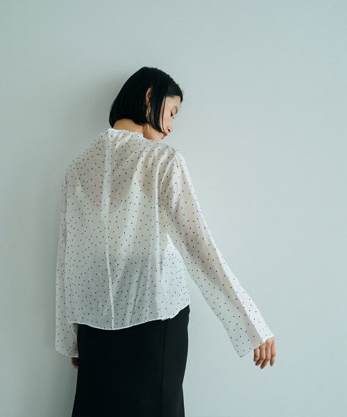 marjour(マージュール)/DOT SHEER BLOUSE/img06