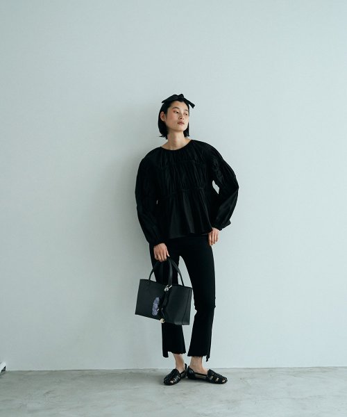marjour(マージュール)/LANDSCAPE FAKE LEATHER  TOTE BAG/img06
