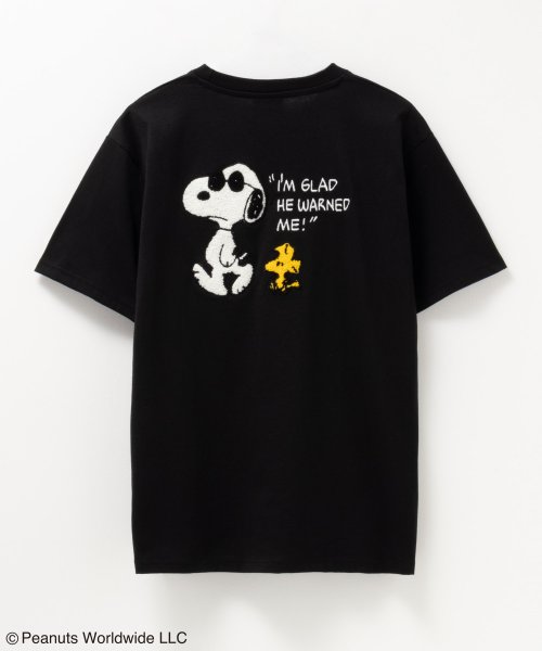 MAC HOUSE(men)(マックハウス（メンズ）)/PEANUTS SNOOPY サガラ刺繍Tシャツ 152158006－8/img06