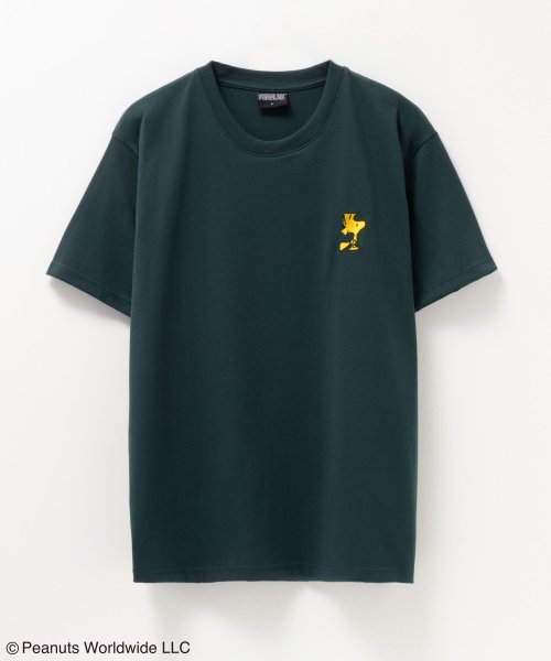 MAC HOUSE(men)(マックハウス（メンズ）)/PEANUTS SNOOPY サガラ刺繍Tシャツ 152158006－8/img09