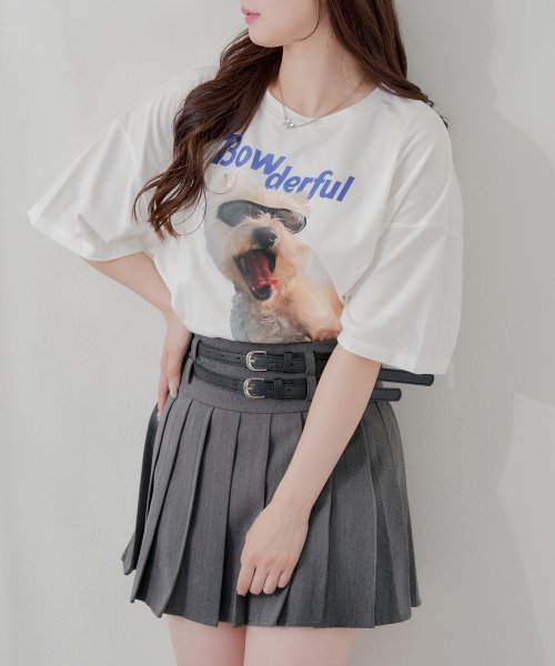 OLIVE des OLIVE(オリーブデオリーブ)/【EC】サングラスDOGBIGT　トップス　Tシャツ　ゆったり　カジュアル　オフィス　春/img02