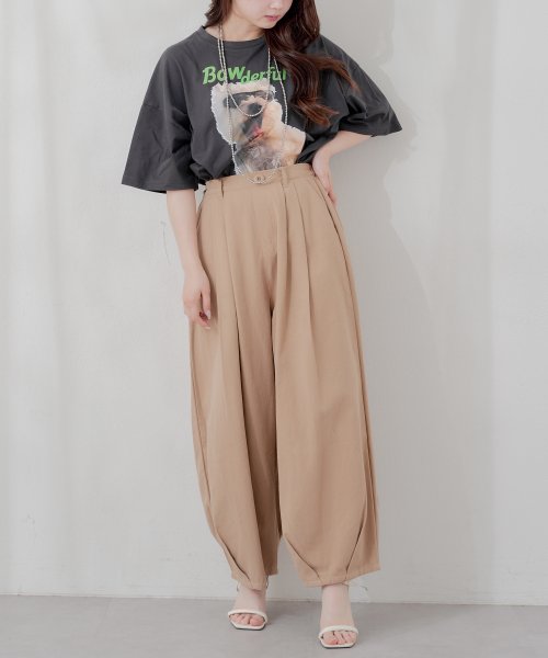 OLIVE des OLIVE(オリーブデオリーブ)/【EC】サングラスDOGBIGT　トップス　Tシャツ　ゆったり　カジュアル　オフィス　春/img06