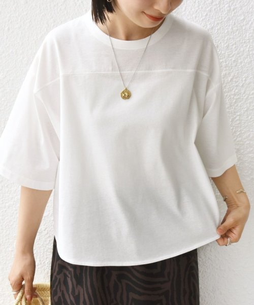 SHIPS WOMEN(シップス　ウィメン)/《予約》フットボール TEE ◆/img14