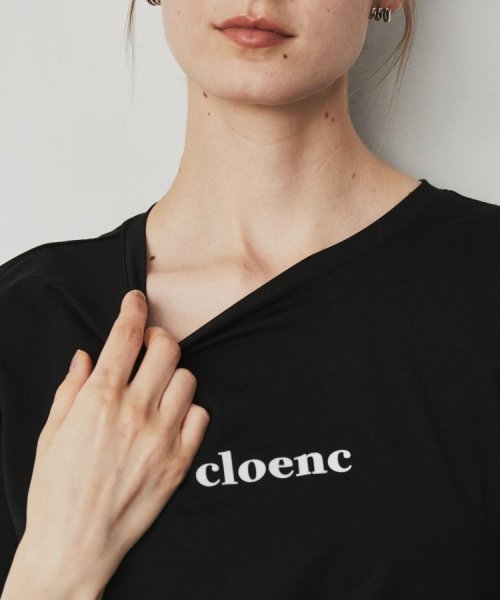 cloenc(ｃｌｏｅｎｃ)/ロゴ入りストレッチTシャツ/img05