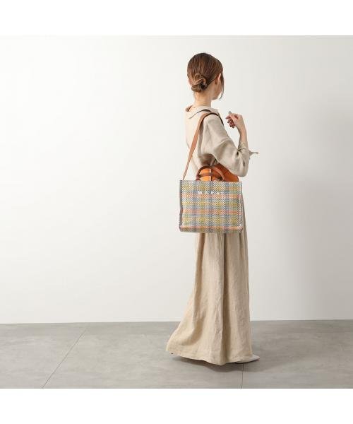 MARNI かごバッグ East－West SMALL TOTE SHMP0077U5 P6744 SMALL TOTE MARNI かごバッグ SHMP0077U5 West