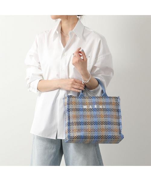 MARNI かごバッグ East－West SMALL TOTE SHMP0077U5 P6744 SMALL TOTE MARNI かごバッグ SHMP0077U5 West