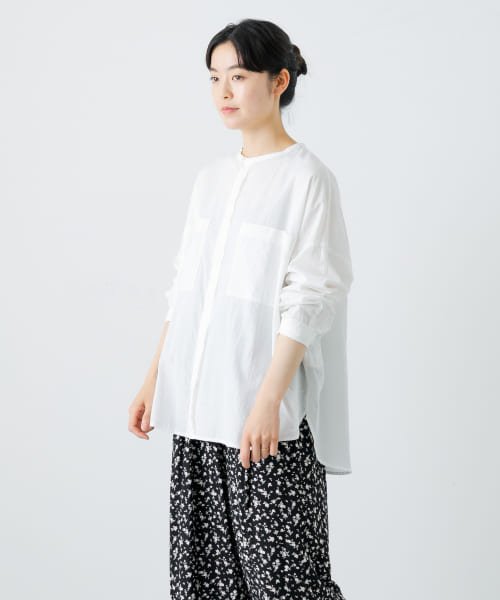 KAGURE(かぐれ)/ダブルポケットワイドシャツ/img01