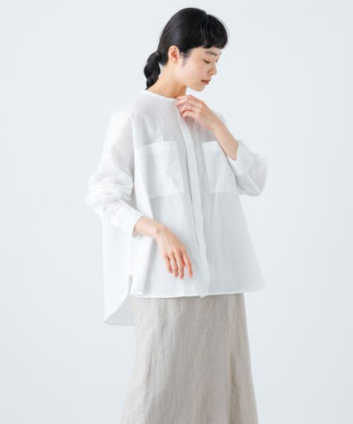 KAGURE(かぐれ)/ダブルポケットワイドシャツ/img10
