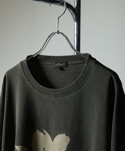 Nilway(ニルウェイ)/ピグメントプリント刺繍Tシャツ/img01