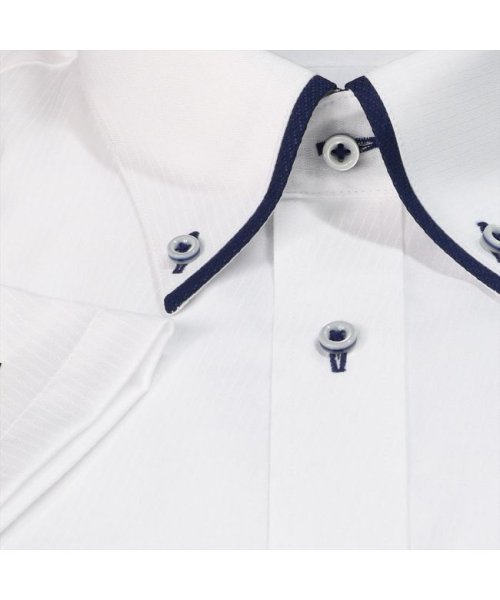 TOKYO SHIRTS(TOKYO SHIRTS)/【超形態安定・大きいサイズ】 ボタンダウン 半袖 形態安定 ワイシャツ/img04
