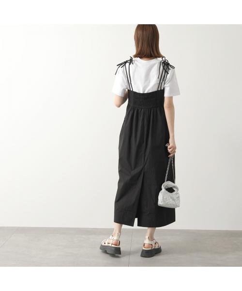 GANNI(ガニー)/GANNI ワンピース Cotton Poplin String Midi Dress/img03