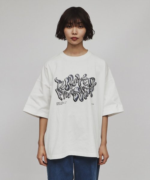 tk.TAKEO KIKUCHI(ティーケー　タケオキクチ)/メタルプリントTシャツ/img02