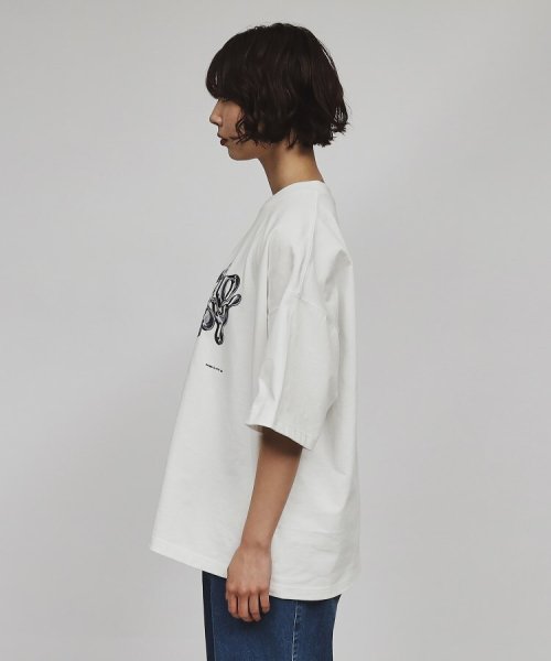 tk.TAKEO KIKUCHI(ティーケー　タケオキクチ)/メタルプリントTシャツ/img03