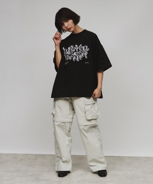 tk.TAKEO KIKUCHI(ティーケー　タケオキクチ)/メタルプリントTシャツ/img09