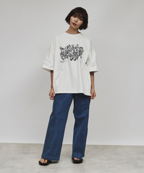 tk.TAKEO KIKUCHI(ティーケー　タケオキクチ)/メタルプリントTシャツ/img12