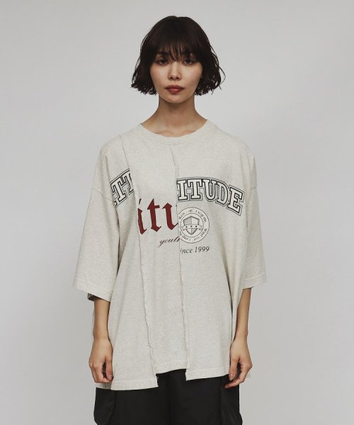 tk.TAKEO KIKUCHI(ティーケー　タケオキクチ)/リメイクライクTシャツ/img02
