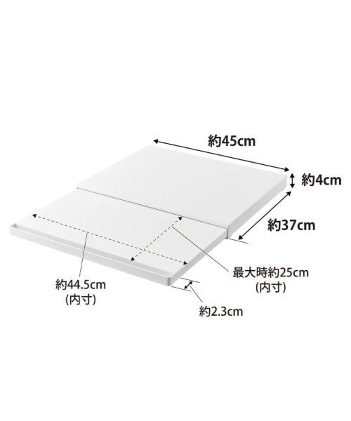 JOURNAL STANDARD FURNITURE(ジャーナルスタンダード　ファニチャー)/《予約》 山崎実業【TOWER/タワー】キッチン家電下スライドテーブル/img19