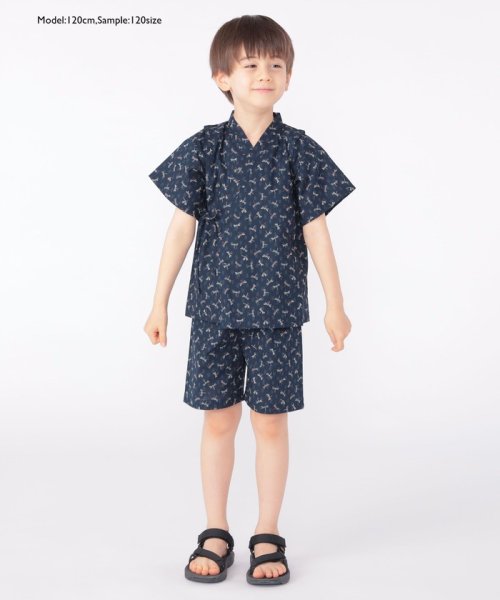 SHIPS KIDS(シップスキッズ)/*SHIPS KIDS:100～130cm / 花柄/トンボ柄 甚平/img27