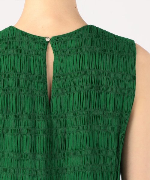 ne Quittez pas コットンボイル シャーリングノースリーブドレス Quittez pas コットンボイル ne シャーリングノースリーブドレス T1869143732(14300円)