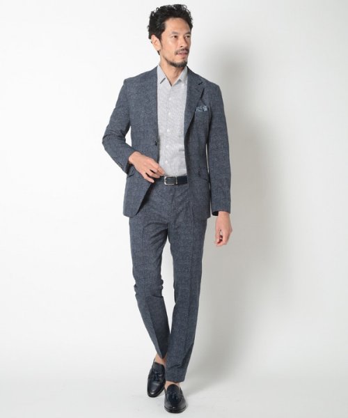 Men's Bigi(メンズビギ)/【ACTIVE TAILOR】吸水速乾ミニワッフルワンピースカラー半袖シャツ/img07