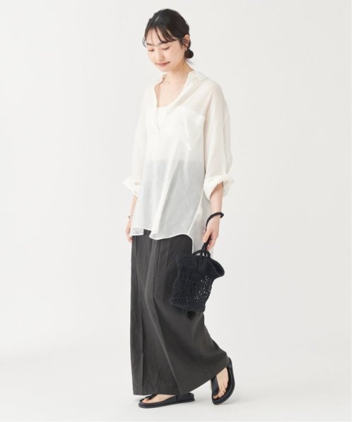 RAMIE LYOCELL LOOSE ブラウス 