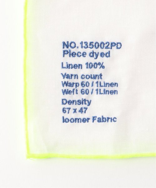 EDIFICE(エディフィス)/LOOMER (ルーマー) Embroidery Cloth－small LM124－LC048/img04