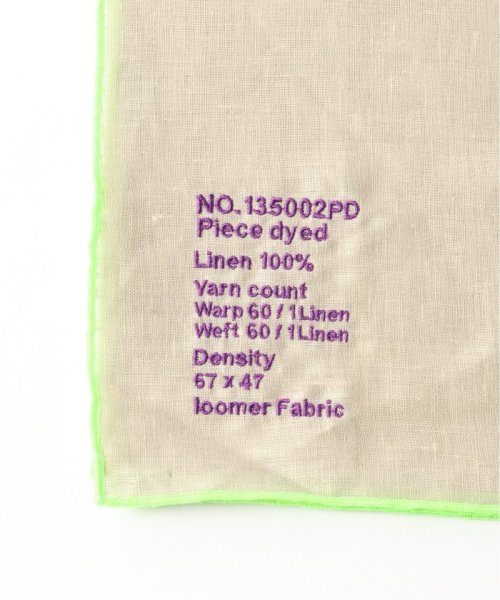 EDIFICE(エディフィス)/LOOMER (ルーマー) Embroidery Cloth－small LM124－LC048/img05