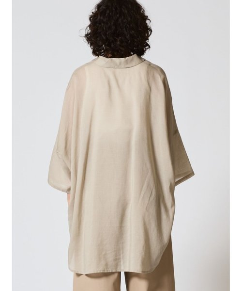 mizuiro ind ハーフスリーブワイドシャツ mizuiro ind